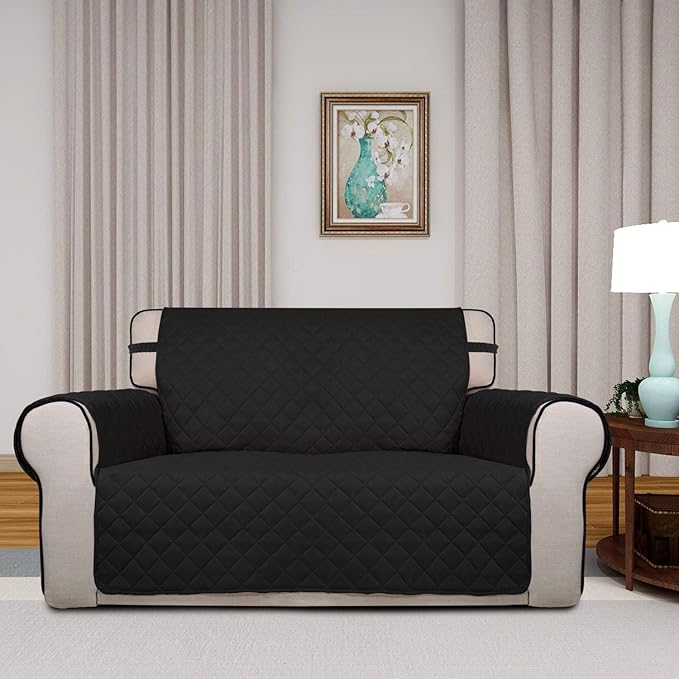 PureFit Reversible Quilted Sofa Cover, Water Resistant Slipcover Furniture - Image 2