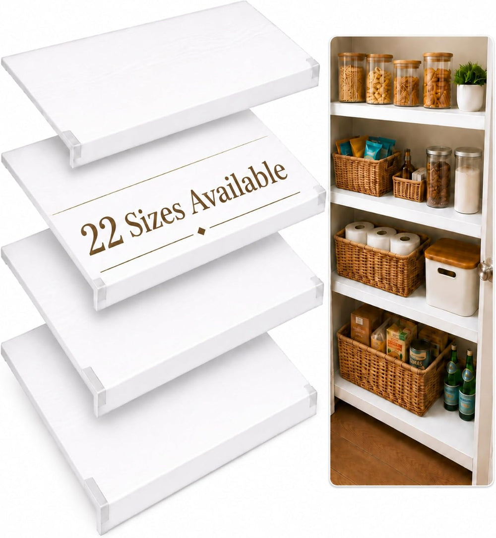 Wire Shelf Covers for Pantry Wire Rack Covers for Shelves 24X12-4PCS