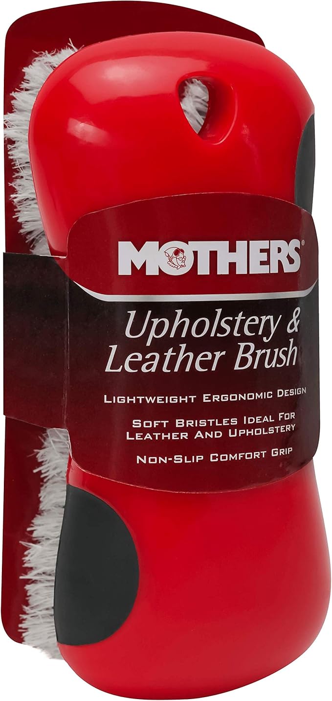 Mothers Soft Bristle Leather and Upholstery Car Cleaning Scrub Brush - Image 7