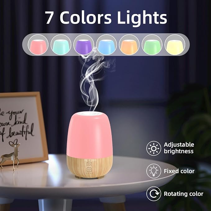 150ML Cordless Essential Oil Diffuser, Built-in 6000mAH Rechargeable Battery - Image 7