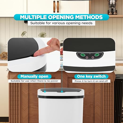 Automatic Motion Sensor Bathroom Trash Can - Image 4