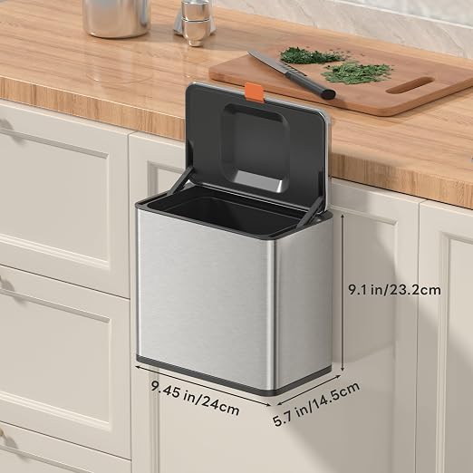 Mbillion Kitchen Compost Bin Hanging Trash Can - Image 5