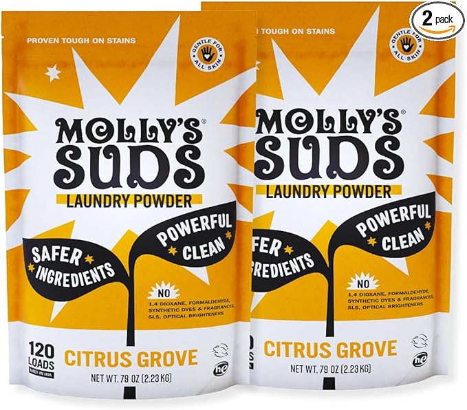 Molly's Suds Original Laundry Detergent Powder | Clean Laundry Detergent Powder by MollysSuds