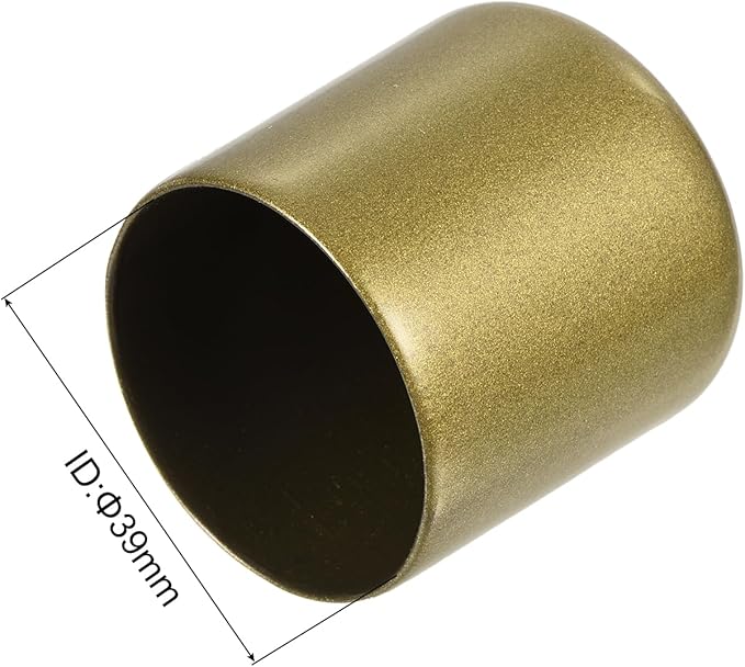 uxcell 20pcs Rubber End Caps 39mm ID Vinyl Round Tube Bolt Cap Cover Thread - Image 3