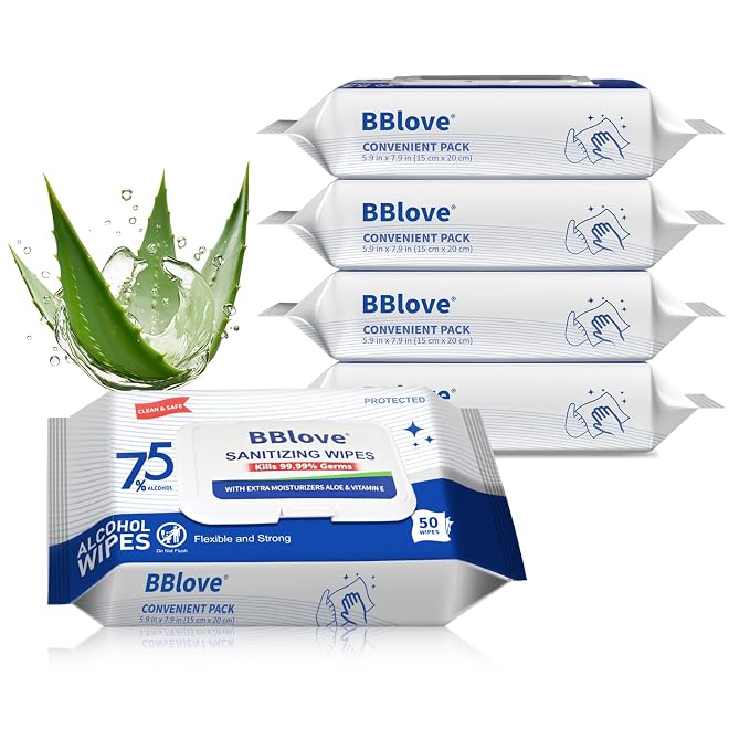 75% Alcohol Unscented Sanitizer Wipes, Moisturizing Hand Sanitizing Wet Wipes - Image 9