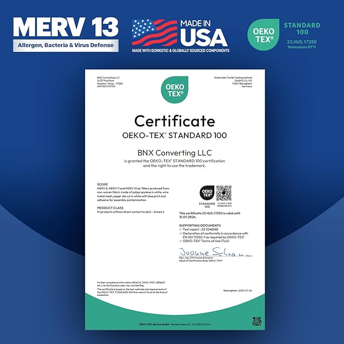 BNX TruFilter 16x20x4 MERV 13 Air Filter - Image 7