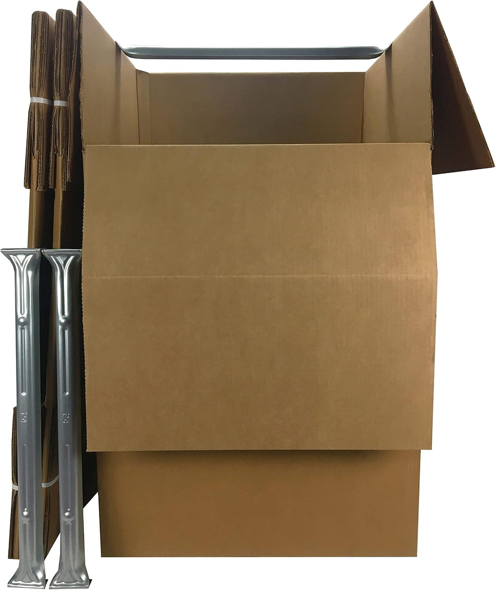 UBOXES Space Savers Wardrobe Moving Boxes With Hanger 20" x 20" x 3...