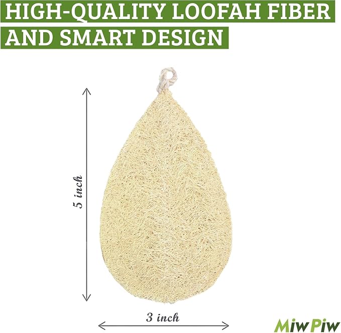 Natural Loofah Dish Sponge - Image 2