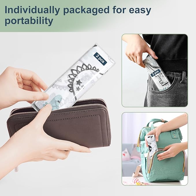 30 Pack Toilet Seat Covers Disposable, Large Waterproof Potty Covers - Image 5