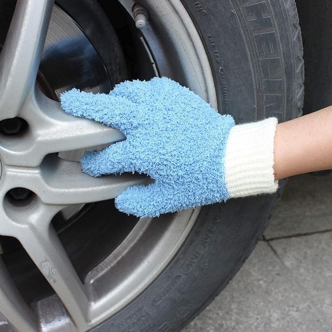 MIG4U Microfiber Dusting Gloves House Cleaning Glove - Image 6