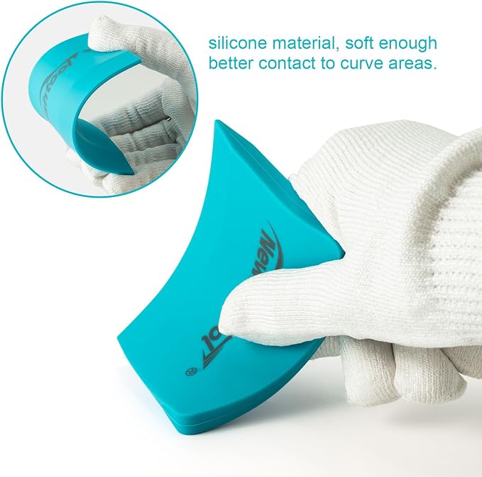 NEWISHTOOL Soft Silicone Small Squeegee - Image 4