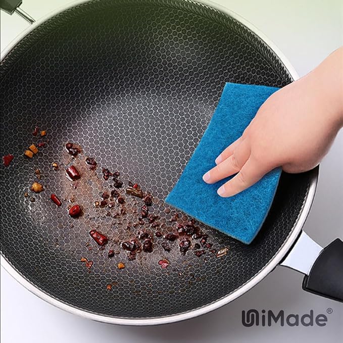 Non-Scratch Scouring Pads, Garage and Outdoors, Reusable Dish Scrubber Pads - Image 4