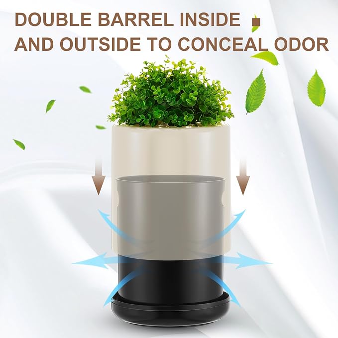 Dog Poop Trash Can Outside 13 L/ 3. 4 Gal Dog Waste Trash Can - Image 3