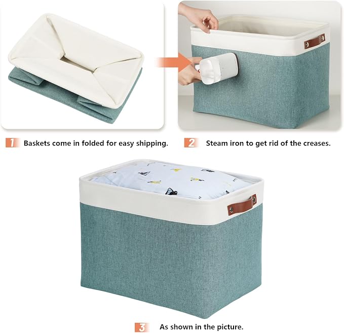 DULLEMELO Large Storage Baskets, Storage Basket - Image 4