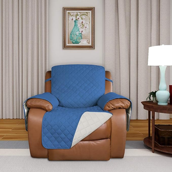 PureFit Reversible Quilted Sofa Cover, Water Resistant Slipcover Furniture - Image 2