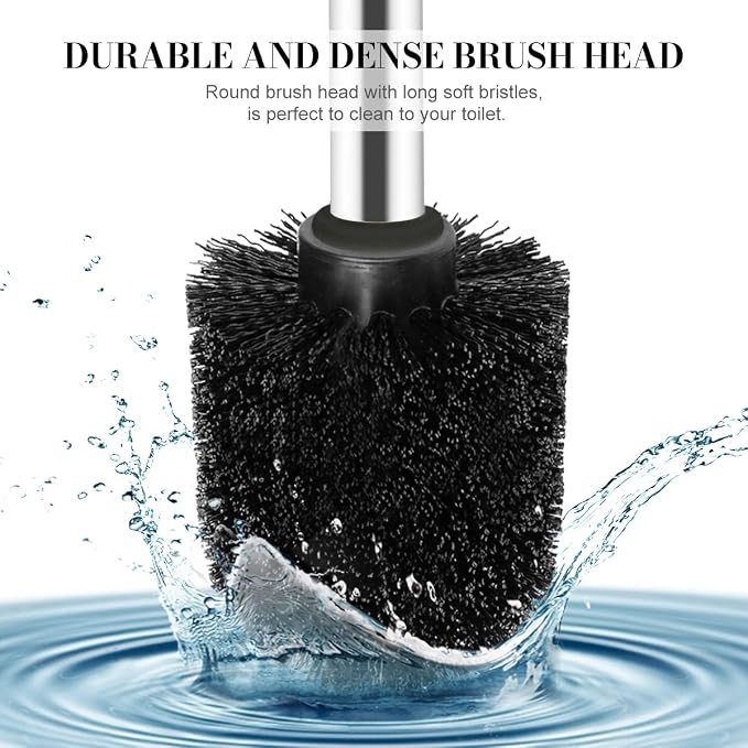 Toilet Brush and Holder, 2 Pack Toilet Brush - Image 4