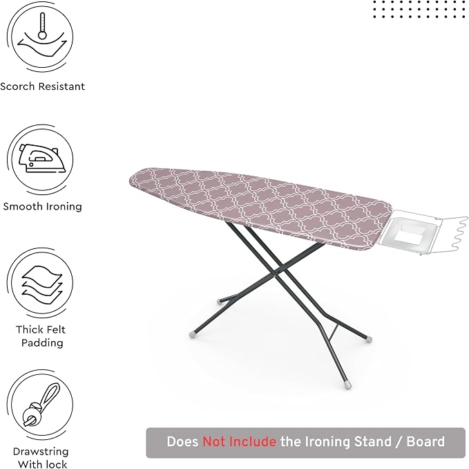 Encasa XO Ironing Board Cover and Pad 42"x14" - Image 3