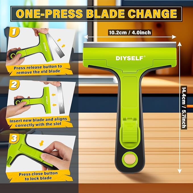 DIYSELF 1 Pack Razor Blade Scraper - Image 5