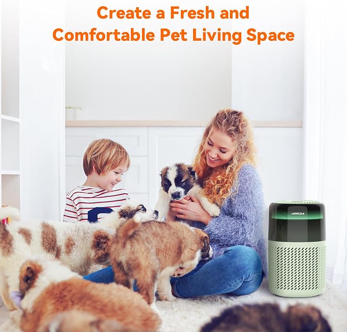 AIRROMI Air Purifier for Bedroom Home, HEPA Filter, Covers Upto 549 Ft² - Image 4