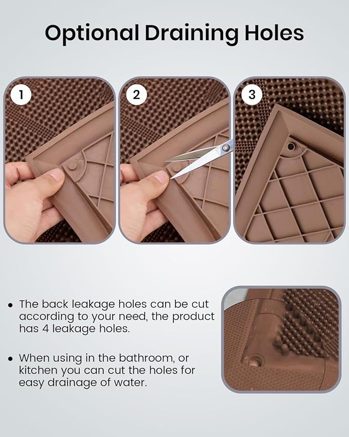 HAMARA Front Door Mat for Outside Entrance 35.5"x17" – Anti-Slip Dirt-Trapping - Image 6