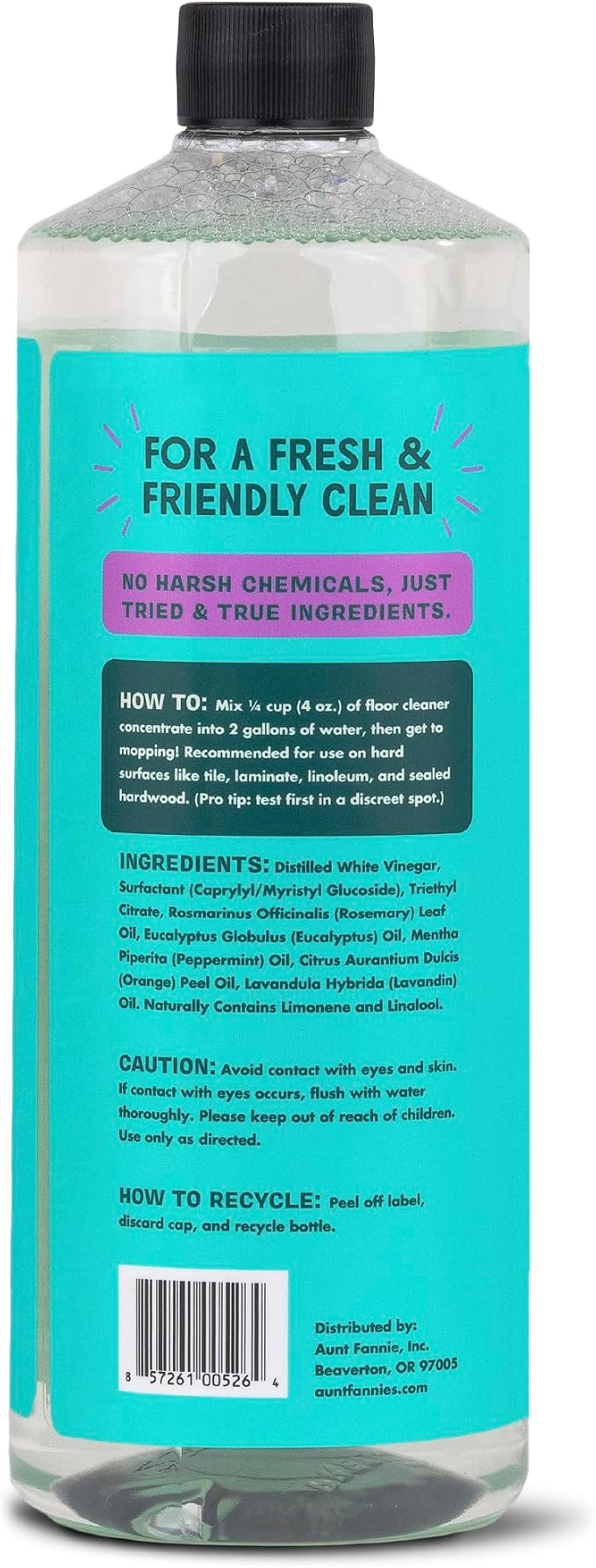 Aunt Fannie's Ultra Concentrated Floor Cleaner Vinegar Wash, Makes 16 Gallons - Image 7