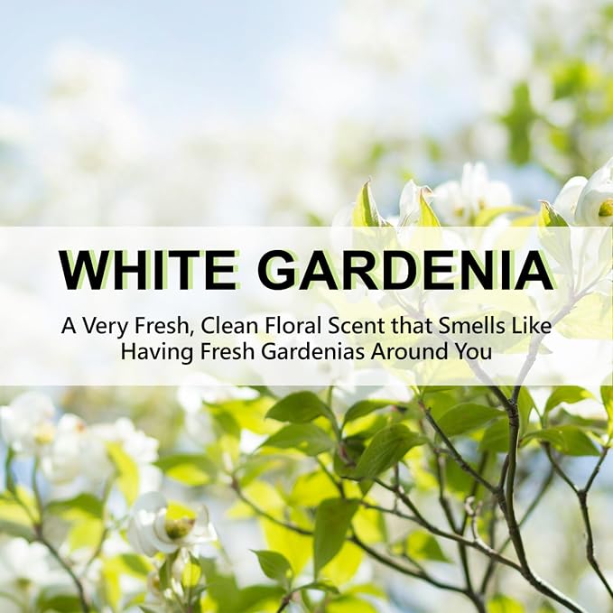 ROSE COTTAGE Large 12 Packs White Gardenia Hanging Closet Deodorizer Air - Image 2