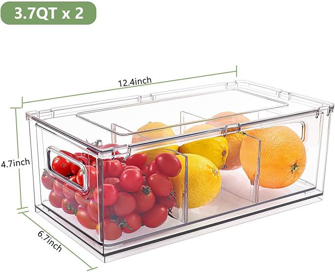 shopwithgreen Refrigerator Organizer Bins - Image 2