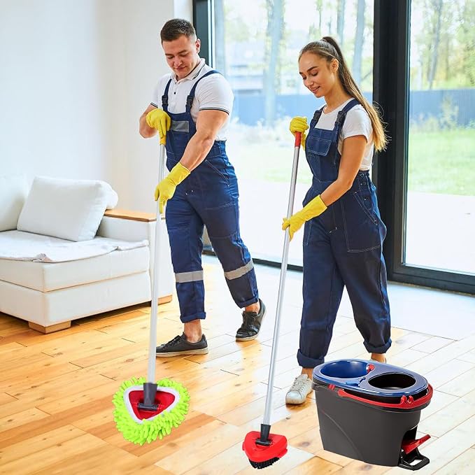 Mop Heads Replacements for OCedar RinseClean 2 Tank Spin Mop System, Mop - Image 7