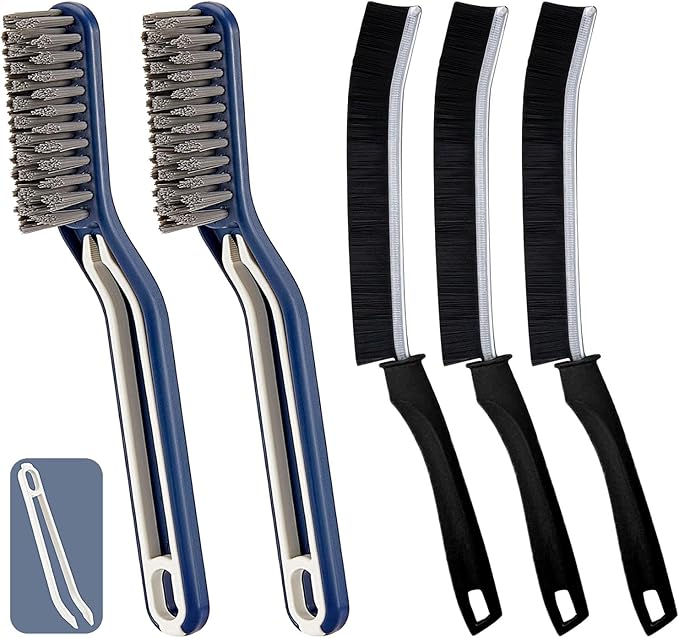 5 PCS Crevice Cleaning Brush, Bathroom Cleaning Brush Tool by Unknown