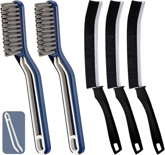 5 PCS Crevice Cleaning Brush, Bathroom Cleaning Brush Tool by Unknown