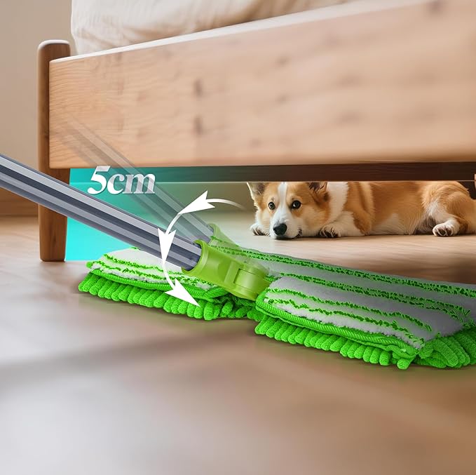 MASTERTOP Microfiber Mops for Floor Cleaning, Double-Sided Dust Mop - Image 2