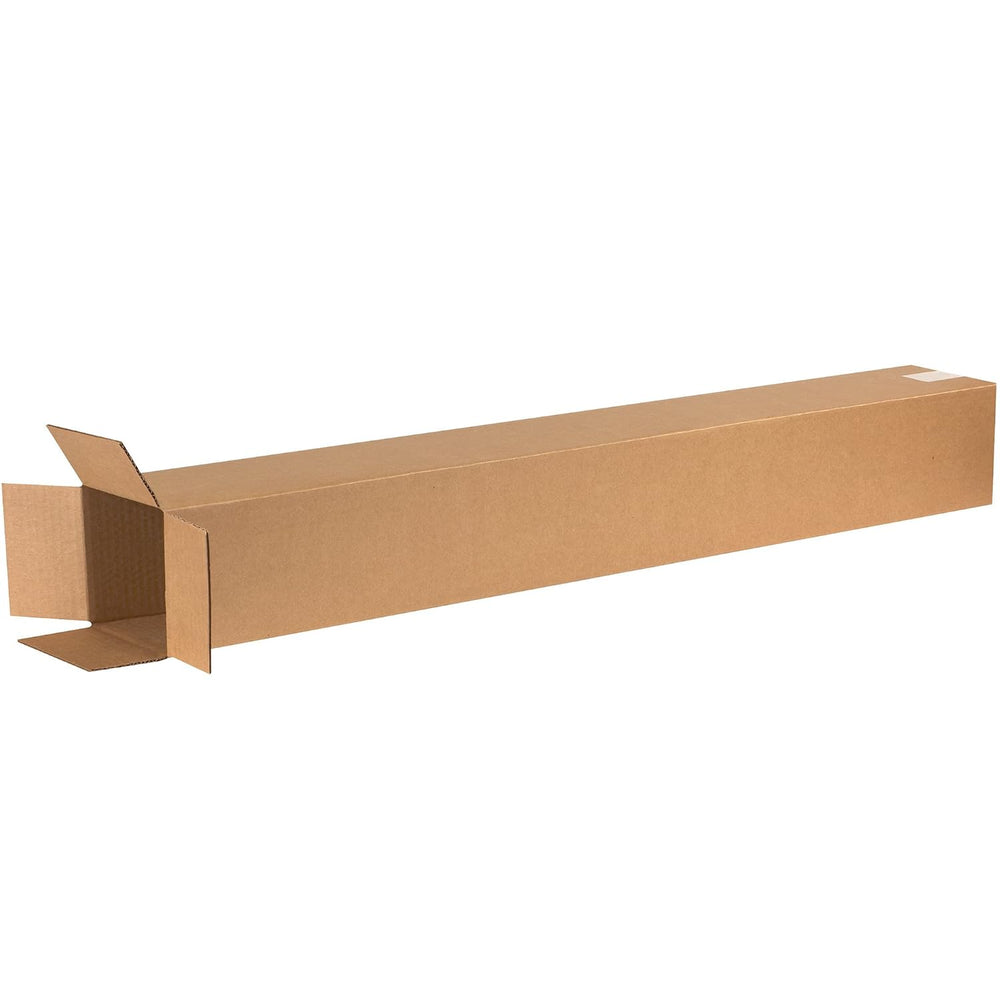 BOX USA Long Boxes Holds 65 lbs, 6x6x48 25-Pk for Shipping & Packing