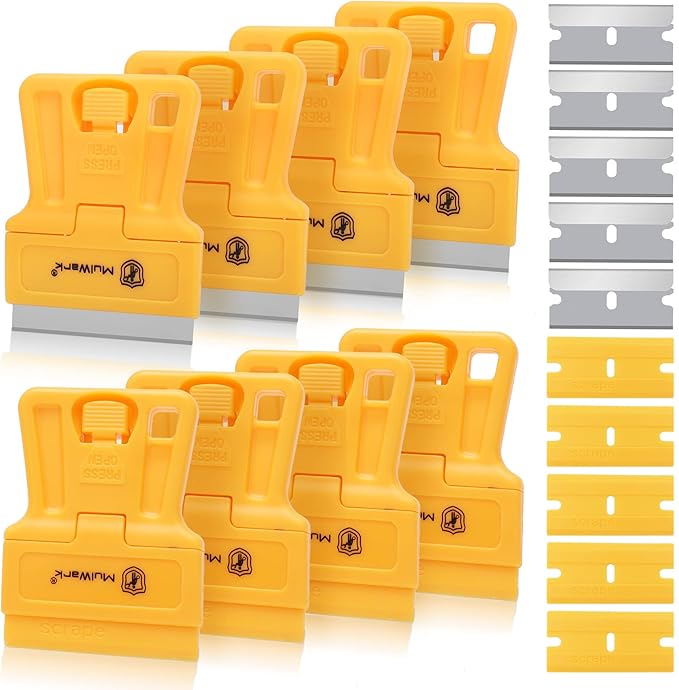 MulWark Razor Blade Tool Set, Window Cleaner, Glass Tool, Oven Cleaner by MULWARK