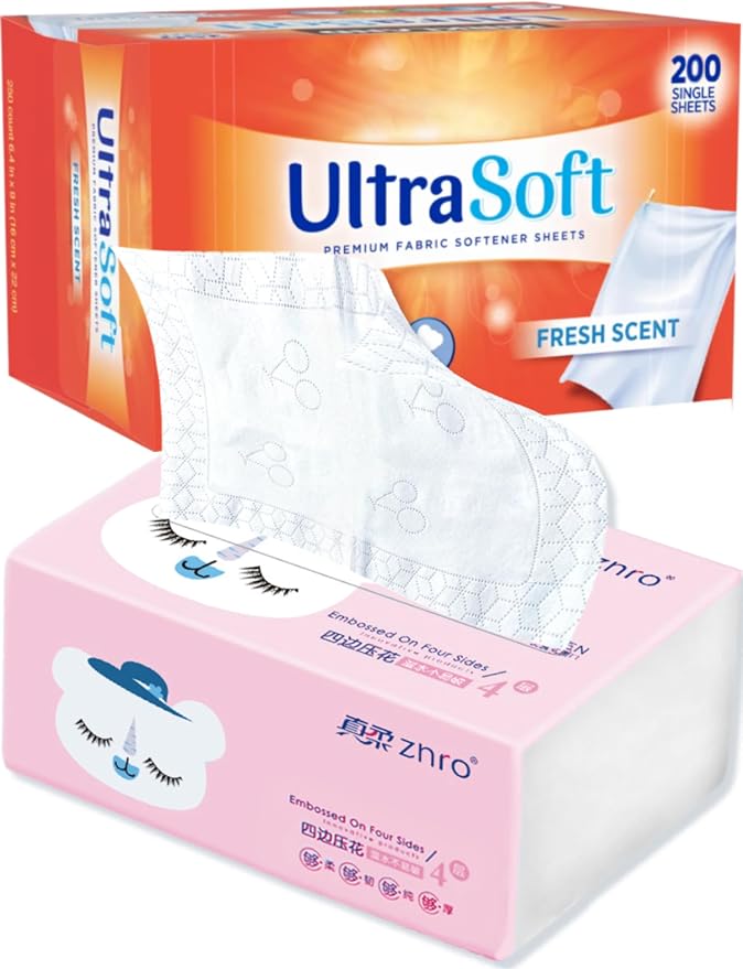 500 Single Laundry Dryer Sheetsw/ Easy Dispenser Box Packaging, Household - Image 7