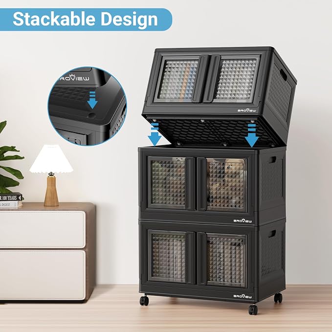 BROVIEW 300Qt Stackable Storage Bins - Image 9