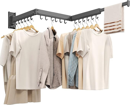 Wall Mounted Clothes Drying Rack, Laundry Drying Rack Wall Mount, Clothes Hanger by Unknown