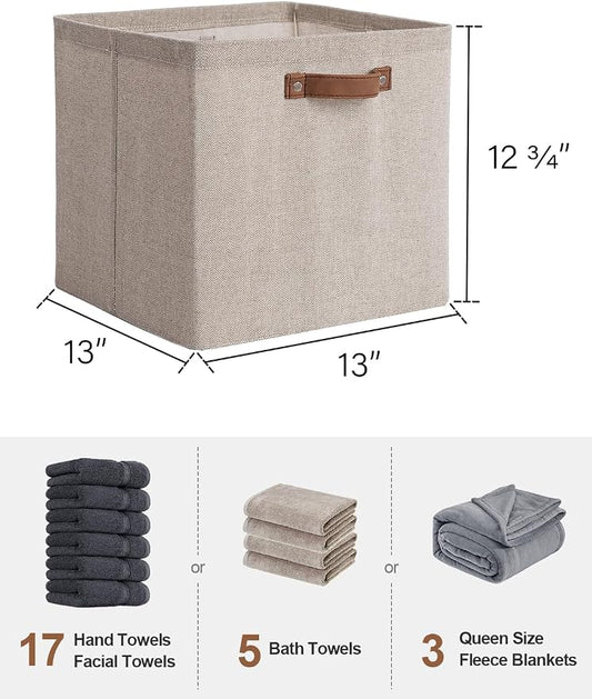 StorageWorks 13x13 Inches Storage Cube, Fabric Storage Bins - Image 2