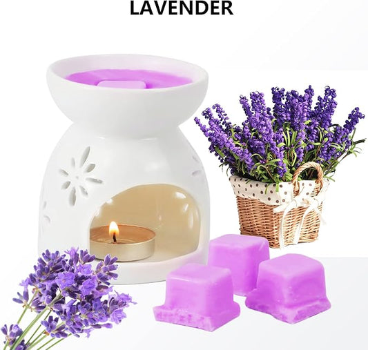 SCENTORINI Lavender Wax Melts Wax Cubes, Lavender Candle Wax Melts Strong Scent - Image 2