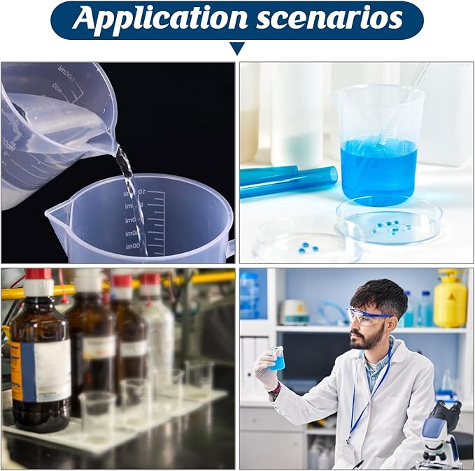 Plastic Measuring Cups, for Liquid Measurement and Scientific Experiments - Image 7