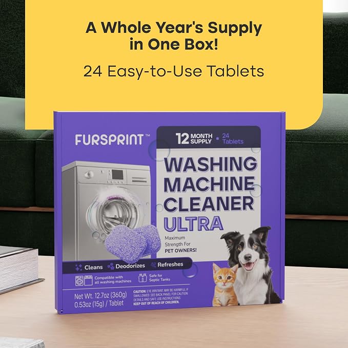 Washing Machine Cleaner Tablets Ultra – 40% Stronger Formula: Designed - Image 9
