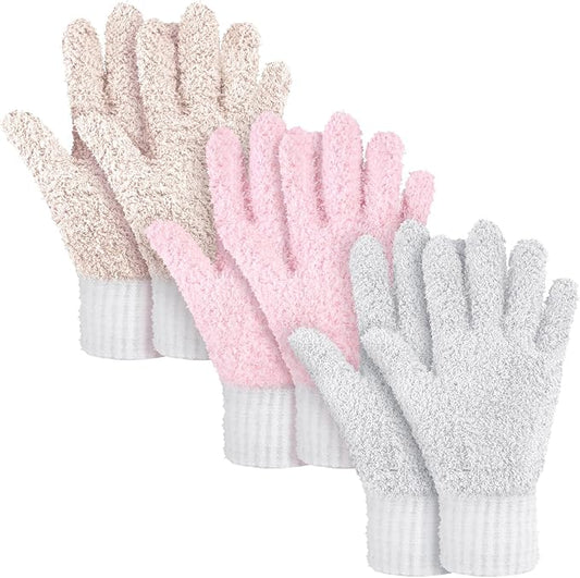 Bencailor 3 Pairs Microfiber Plant Dusting Gloves Leaf Cleaning Gloves by Bencailor