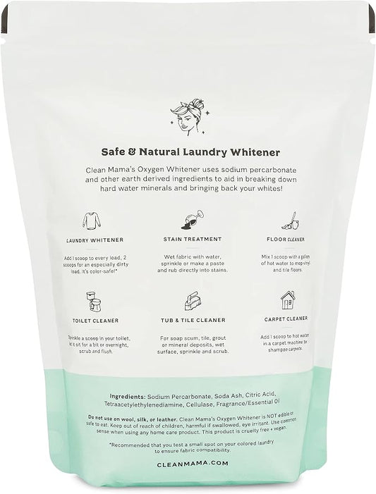 Clean Mama Natural Oxygen Whitener and Stain Remover - Image 2