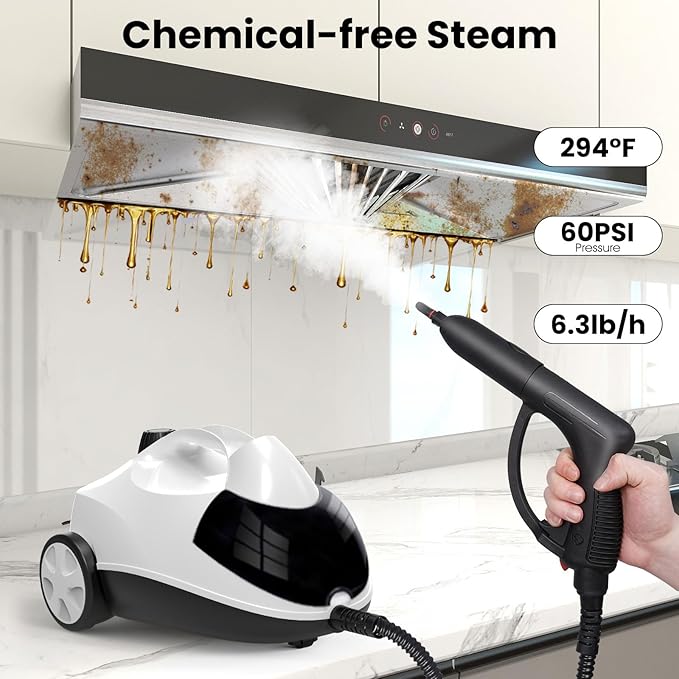 Steam Cleaner 1.5L Steamer for Cleaning Fast Heating 6-in-1 Multi-Surface - Image 5