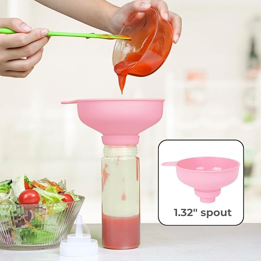 Wide Mouth Kitchen Funnel, Food Grade Plastic Cooking Canning Funnel - Image 5