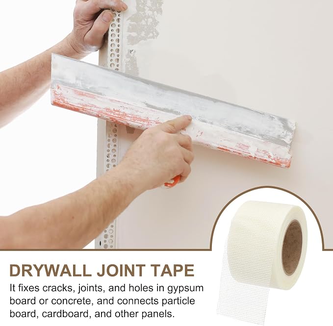 PATIKIL Drywall Repair Mesh Tape, 3 inch x 82 ft Fiberglass Repair Patch - Image 7