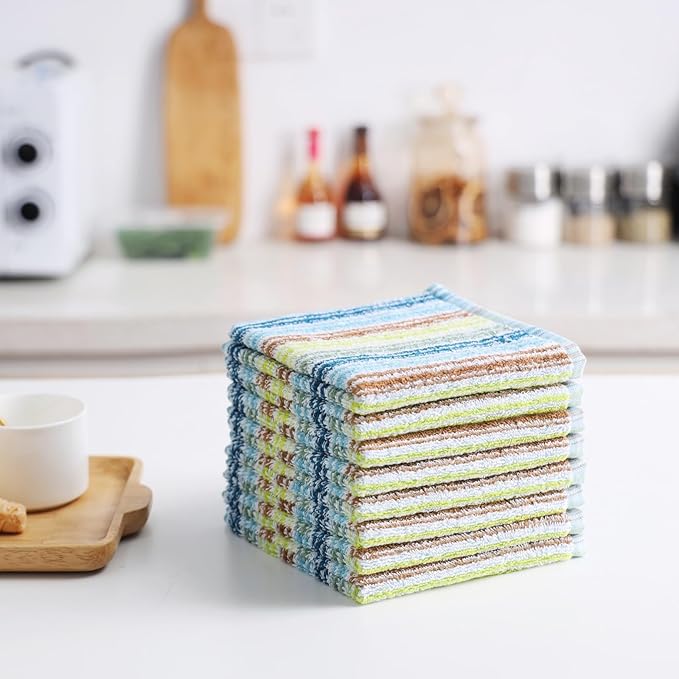 Oeleky Kitchen Dishcloths for Washing Dishes, Ultra Absorbent Dish Rags - Image 6
