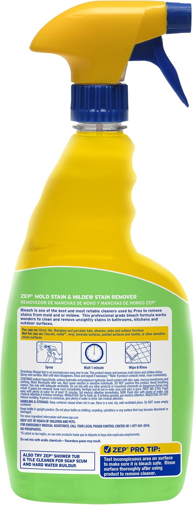Zep Mold Stain and Mildew Stain Remover - 32 oz - ZUMILDEW32 - Experience the - Image 3