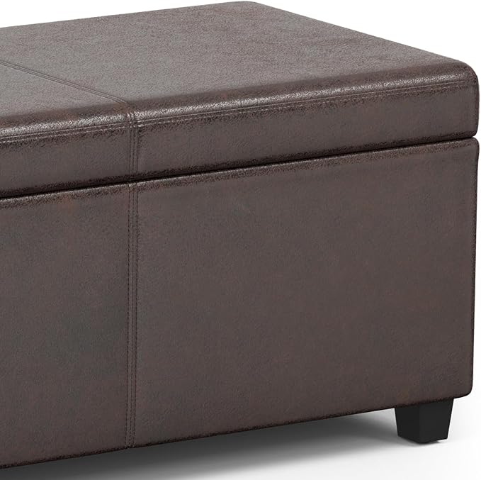 SIMPLIHOME Avalon 54 inch Wide Contemporary Rectangle Extra Large Storage - Image 11