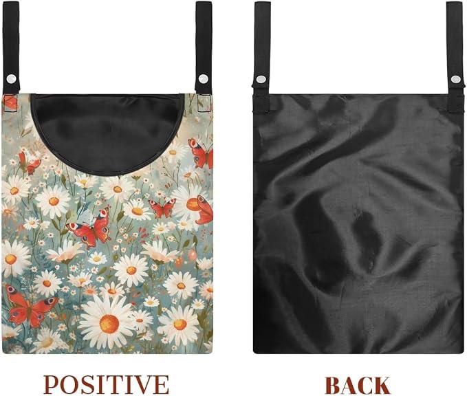 Daisy Clothespin Bag Butterfly Laundry Hanging Storage Organizer Clothes Pin - Image 7