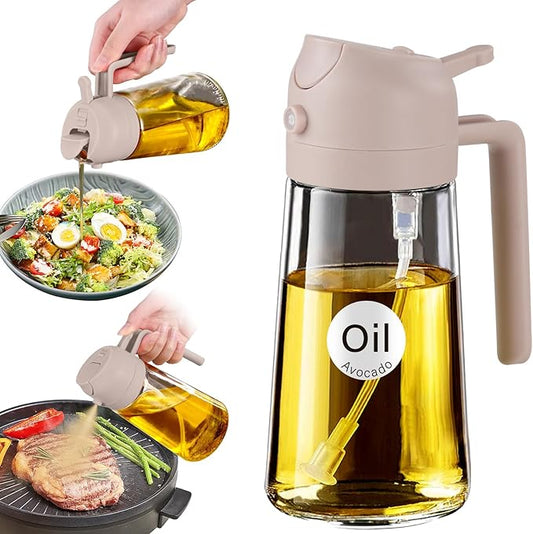 YARRAMATE 16oz/470ml Glass Olive Oil Sprayer by YARRAMATE